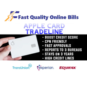 Apple Card Tradeline (Credit Account) $40,000 limit