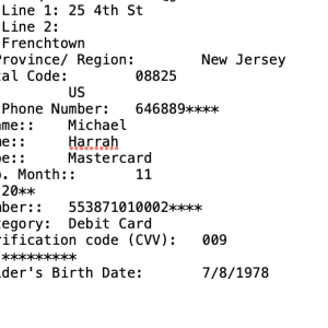 Fullz CC With US Passport And SSN