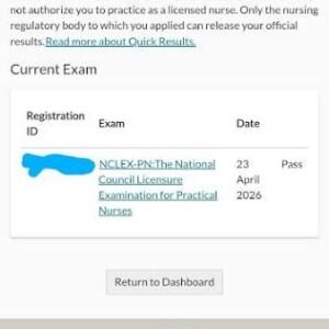 Buy Real Nclex Questions/Answers And Direct License Package Services;
